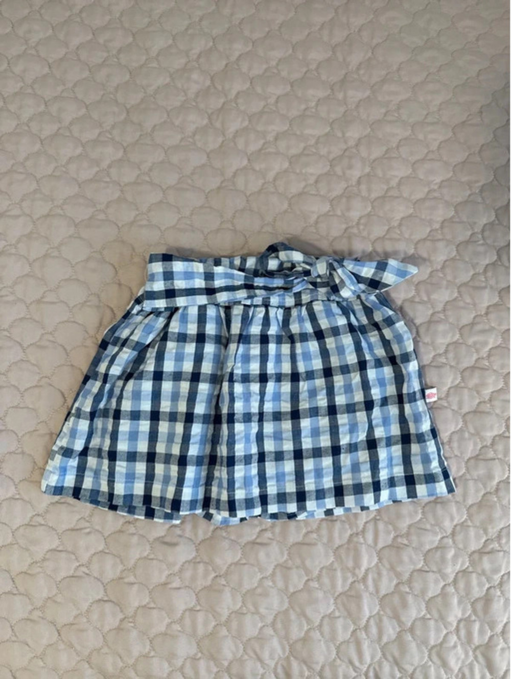 Blue plaid skirt size 6